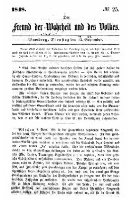 Der Freund der Wahrheit und des Volkes Dienstag 12. September 1848