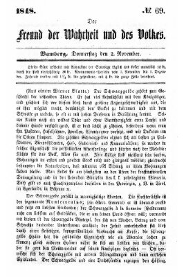 Der Freund der Wahrheit und des Volkes Donnerstag 2. November 1848