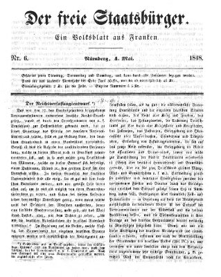 Der freie Staatsbürger Donnerstag 4. Mai 1848