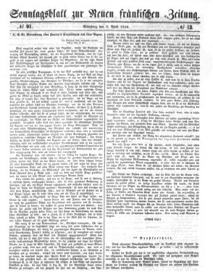 Neue Fränkische Zeitung Dienstag 2. April 1850