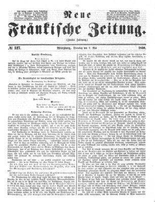 Neue Fränkische Zeitung Dienstag 7. Mai 1850