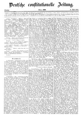 Deutsche constitutionelle Zeitung Montag 8. Mai 1848