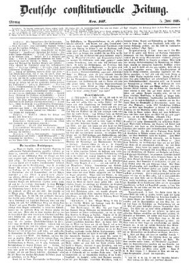 Deutsche constitutionelle Zeitung Montag 5. Juni 1848