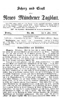 Neues Münchener Tagblatt Dienstag 6. Februar 1849