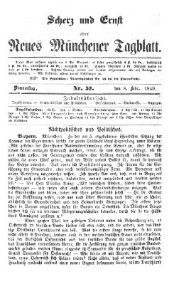 Neues Münchener Tagblatt Donnerstag 8. Februar 1849