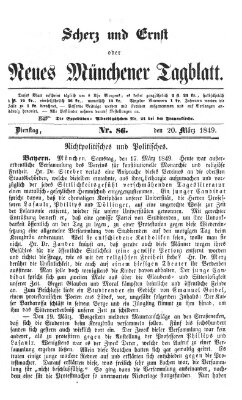 Neues Münchener Tagblatt Dienstag 20. März 1849