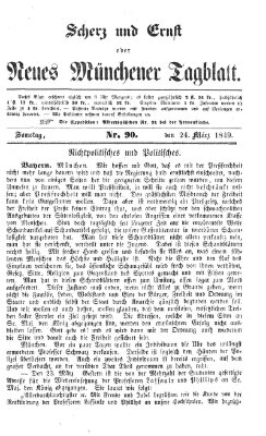 Neues Münchener Tagblatt Samstag 24. März 1849