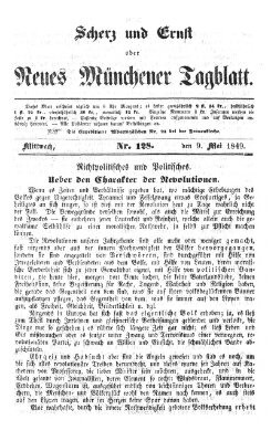 Neues Münchener Tagblatt Mittwoch 9. Mai 1849