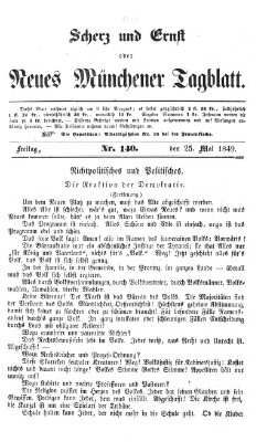 Neues Münchener Tagblatt Freitag 25. Mai 1849