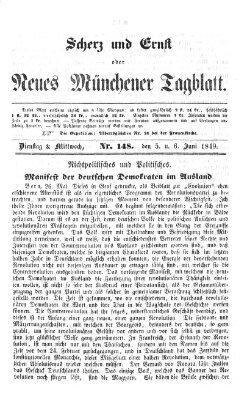 Neues Münchener Tagblatt Dienstag 5. Juni 1849