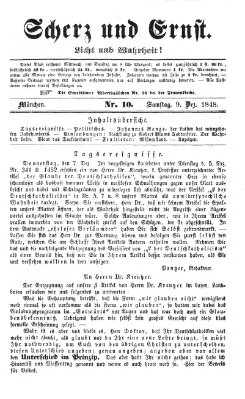 Neues Münchener Tagblatt Samstag 9. Dezember 1848