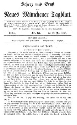 Neues Münchener Tagblatt Freitag 29. Dezember 1848