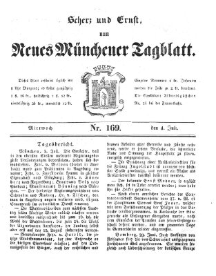 Neues Münchener Tagblatt Mittwoch 4. Juli 1849