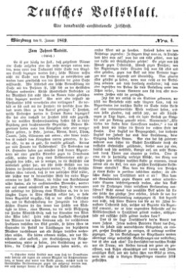 Teutsches Volksblatt Dienstag 9. Januar 1849