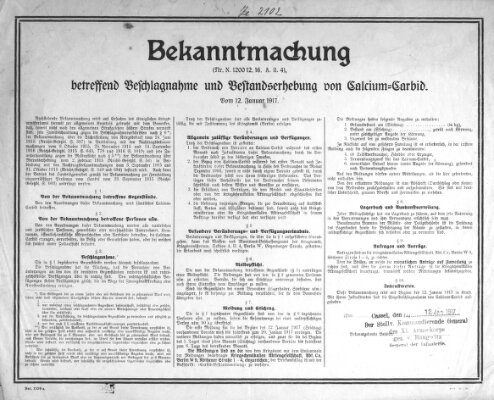 Regierungs-Blatt für das Herzogtum Coburg (Coburger Regierungs-Blatt) Freitag 12. Januar 1917