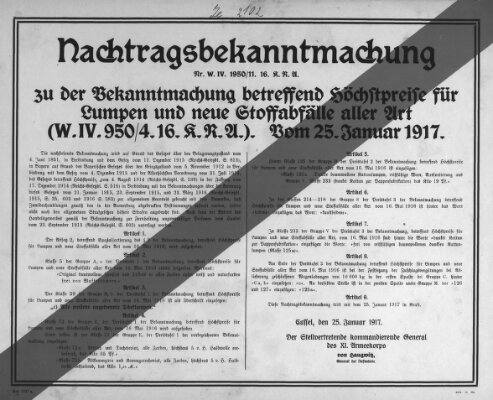 Regierungs-Blatt für das Herzogtum Coburg (Coburger Regierungs-Blatt) Donnerstag 25. Januar 1917