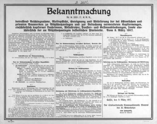 Regierungs-Blatt für das Herzogtum Coburg (Coburger Regierungs-Blatt) Freitag 9. März 1917