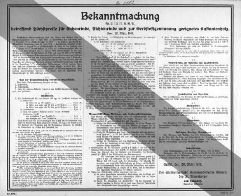 Regierungs-Blatt für das Herzogtum Coburg (Coburger Regierungs-Blatt) Dienstag 20. März 1917