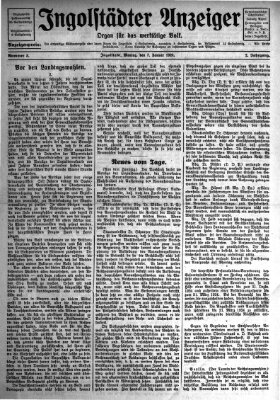 Ingolstädter Anzeiger Montag 7. Januar 1924