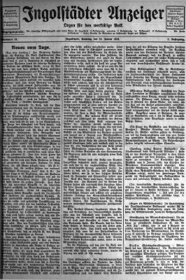 Ingolstädter Anzeiger Samstag 19. Januar 1924