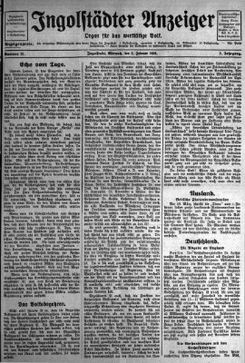 Ingolstädter Anzeiger Mittwoch 6. Februar 1924