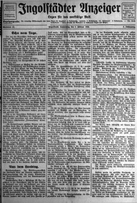 Ingolstädter Anzeiger Donnerstag 7. Februar 1924