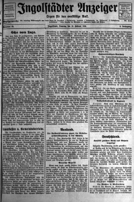 Ingolstädter Anzeiger Dienstag 19. Februar 1924