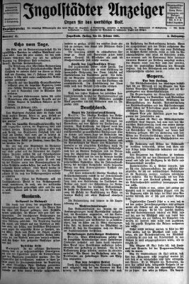 Ingolstädter Anzeiger Freitag 22. Februar 1924