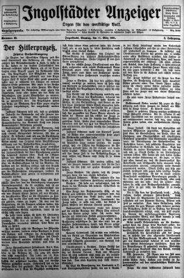 Ingolstädter Anzeiger Dienstag 11. März 1924