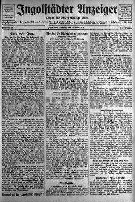 Ingolstädter Anzeiger Samstag 22. März 1924