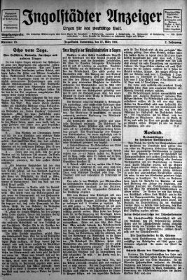 Ingolstädter Anzeiger Donnerstag 27. März 1924