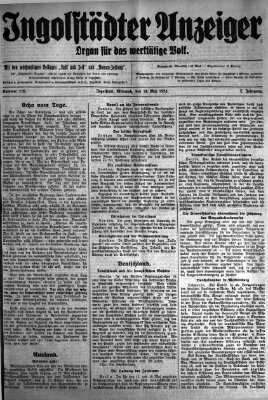 Ingolstädter Anzeiger Mittwoch 14. Mai 1924