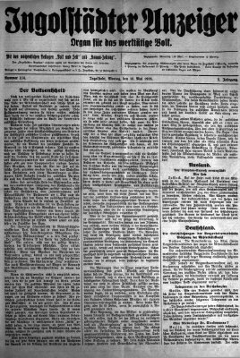 Ingolstädter Anzeiger Sonntag 18. Mai 1924