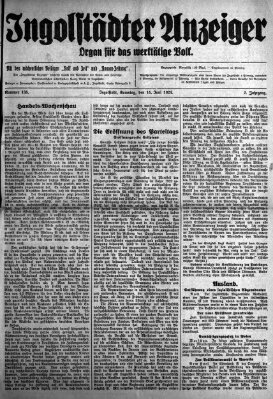 Ingolstädter Anzeiger Samstag 14. Juni 1924