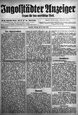 Ingolstädter Anzeiger Montag 30. Juni 1924