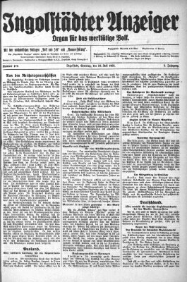 Ingolstädter Anzeiger Samstag 26. Juli 1924