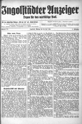 Ingolstädter Anzeiger Montag 28. Juli 1924