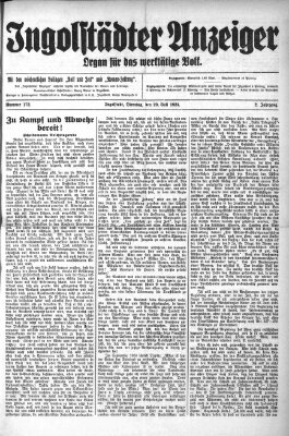 Ingolstädter Anzeiger Dienstag 29. Juli 1924