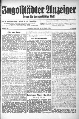 Ingolstädter Anzeiger Donnerstag 14. August 1924