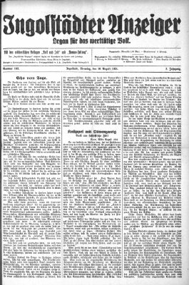 Ingolstädter Anzeiger Dienstag 19. August 1924