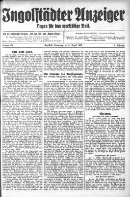 Ingolstädter Anzeiger Donnerstag 21. August 1924