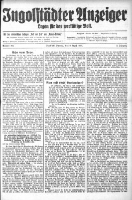 Ingolstädter Anzeiger Dienstag 26. August 1924