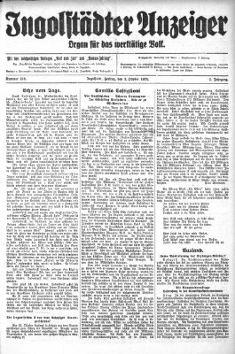 Ingolstädter Anzeiger Freitag 3. Oktober 1924