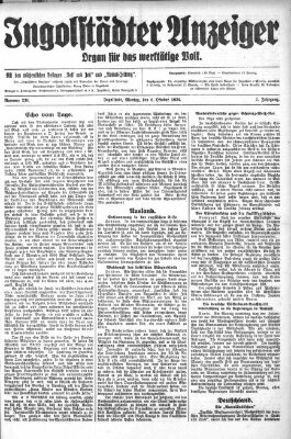 Ingolstädter Anzeiger Montag 6. Oktober 1924