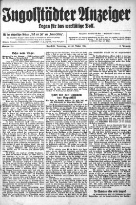 Ingolstädter Anzeiger Mittwoch 29. Oktober 1924