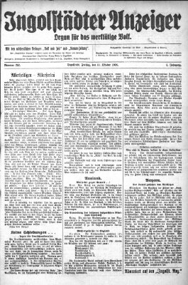 Ingolstädter Anzeiger Donnerstag 30. Oktober 1924