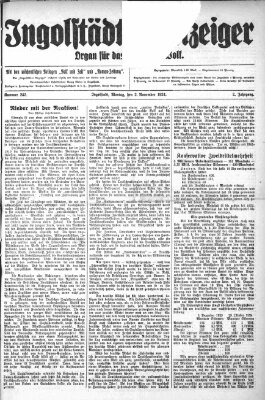 Ingolstädter Anzeiger Freitag 31. Oktober 1924