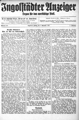 Ingolstädter Anzeiger Donnerstag 6. November 1924