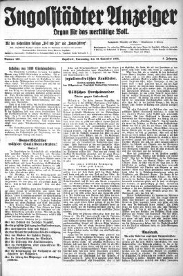 Ingolstädter Anzeiger Mittwoch 12. November 1924