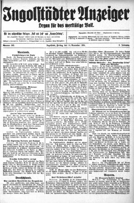 Ingolstädter Anzeiger Donnerstag 13. November 1924